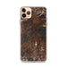 Custom Yellowstone National Park Map Phone Case in Ember