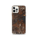 Custom Yellowstone National Park Map iPhone 12 Pro Phone Case in Ember