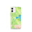 Custom Yellowstone National Park Map iPhone 12 mini Phone Case in Watercolor