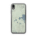 Custom Yellowstone National Park Map Phone Case in Woodblock