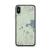 Custom Yellowstone National Park Map Phone Case in Woodblock