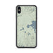 Custom Yellowstone National Park Map Phone Case in Woodblock