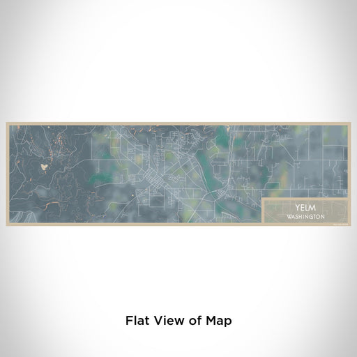 Flat View of Map Custom Yelm Washington Map Enamel Mug in Afternoon
