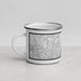 Left View Custom Yonkers New York Map Enamel Mug in Classic