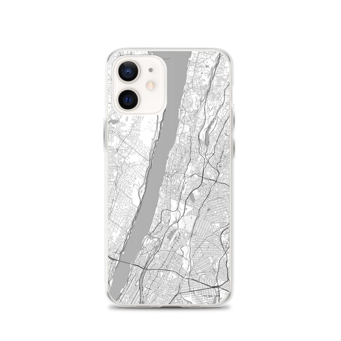 Custom Yonkers New York Map iPhone 12 Phone Case in Classic