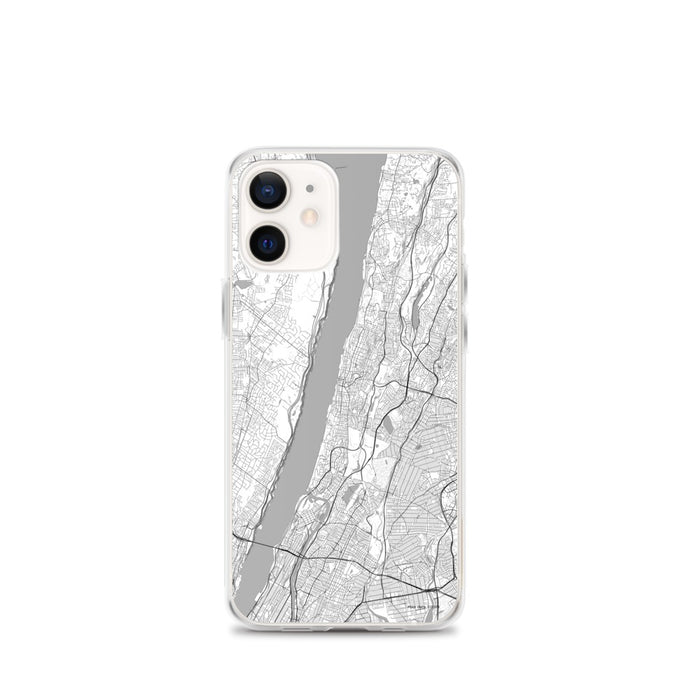 Custom Yonkers New York Map iPhone 12 mini Phone Case in Classic