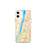 Custom Yonkers New York Map iPhone 12 mini Phone Case in Watercolor