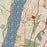 Yonkers New York Map Print in Woodblock Style Zoomed In Close Up Showing Details