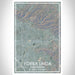 Yorba Linda California Map Print Portrait Orientation in Afternoon Style With Shaded Background
