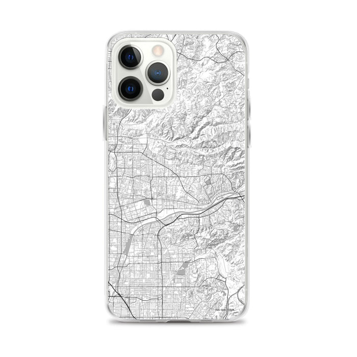 Custom Yorba Linda California Map iPhone 12 Pro Max Phone Case in Classic