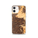Custom Yorba Linda California Map iPhone 12 Phone Case in Ember