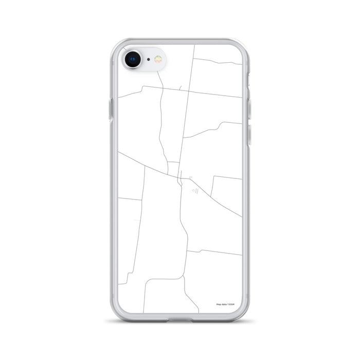 Custom Yorkville Tennessee Map iPhone SE Phone Case in Classic