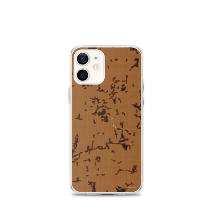 Custom Yorkville Tennessee Map iPhone 12 mini Phone Case in Ember