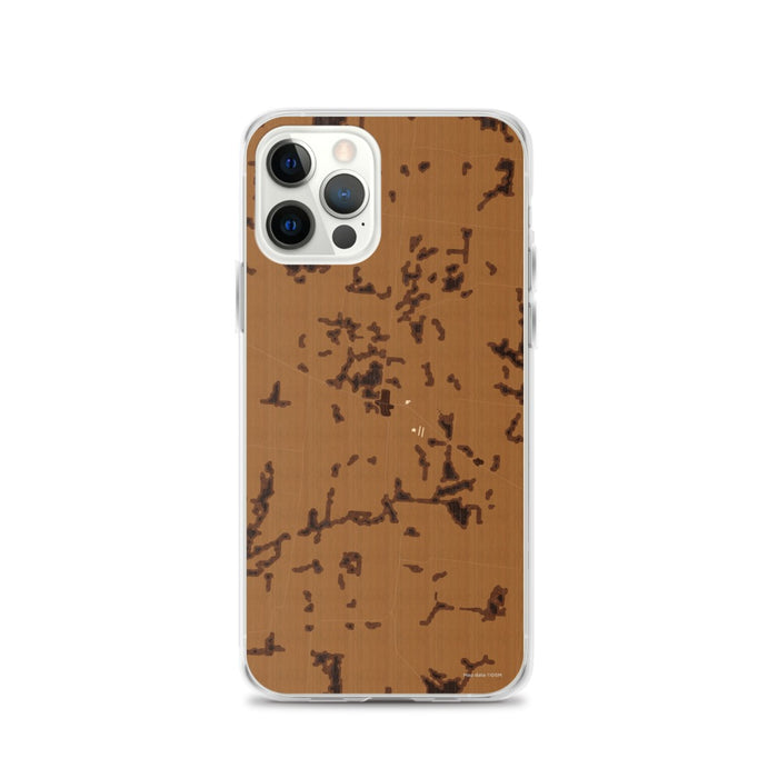 Custom Yorkville Tennessee Map iPhone 12 Pro Phone Case in Ember