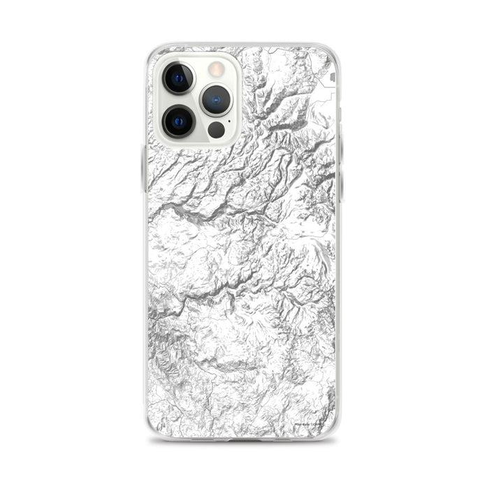 Custom Yosemite National Park Map iPhone 12 Pro Max Phone Case in Classic