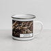 Right View Custom Yosemite National Park Map Enamel Mug in Ember