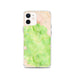 Custom Yosemite National Park Map iPhone 12 Phone Case in Watercolor
