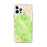Custom Yosemite National Park Map iPhone 12 Pro Max Phone Case in Watercolor