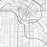 Youngstown Ohio Map Print in Classic Style Zoomed In Close Up Showing Details