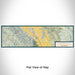 Flat View of Map Custom Yountville California Map Enamel Mug in Woodblock