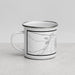 Left View Custom Yuma Arizona Map Enamel Mug in Classic