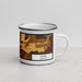 Right View Custom Yuma Arizona Map Enamel Mug in Ember