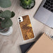 Custom Yuma Arizona Map Phone Case in Ember