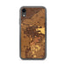 Custom Yuma Arizona Map Phone Case in Ember