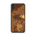 Custom Yuma Arizona Map Phone Case in Ember