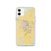 Custom Yuma Arizona Map Phone Case in Woodblock