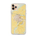 Custom Yuma Arizona Map Phone Case in Woodblock