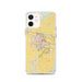 Custom Yuma Arizona Map iPhone 12 Phone Case in Woodblock