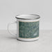 Left View Custom Zebulon North Carolina Map Enamel Mug in Afternoon