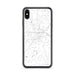 Custom iPhone XS Max Zebulon North Carolina Map Phone Case in Classic