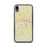 Custom iPhone XR Zebulon North Carolina Map Phone Case in Woodblock