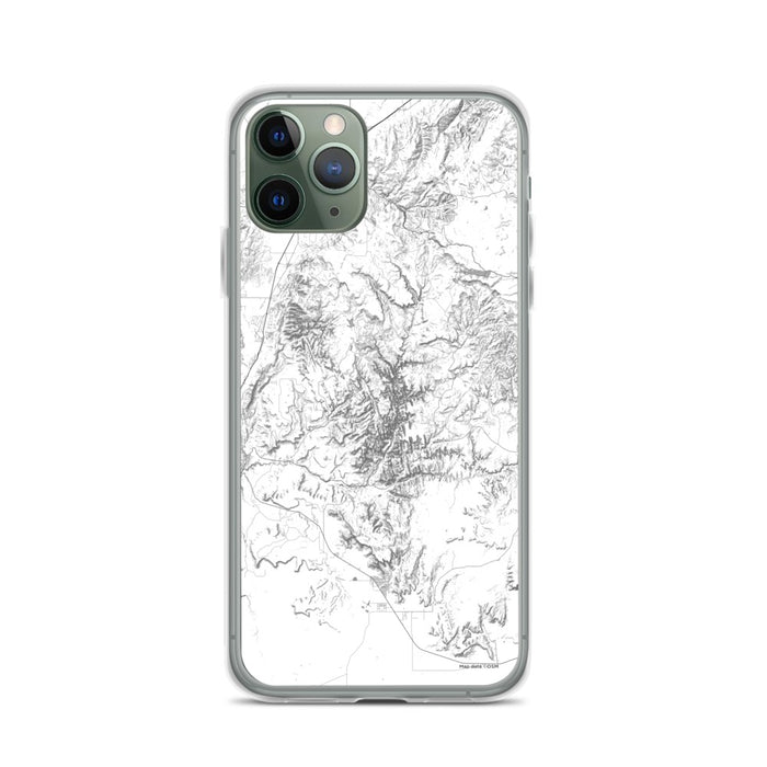 Custom Zion National Park Map Phone Case in Classic