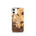 Custom Zion National Park Map iPhone 12 mini Phone Case in Ember
