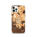 Custom Zion National Park Map iPhone 12 Pro Phone Case in Ember