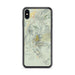 Custom Zion National Park Map Phone Case in Woodblock